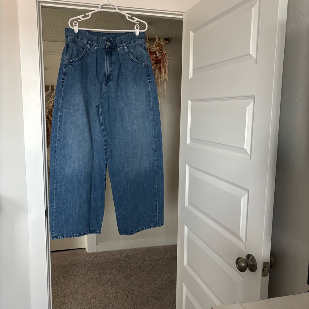 Zara TRF Paperbag High Waisted Jeans